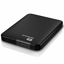 Внешний жесткий диск 2Tb WD Elements Portable WDBMTM0020BBK-EEUE (2.5", USB 3.0, Black) 