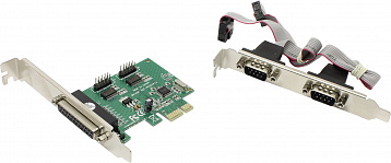 Контроллер ORIENT XWT-PE2S1PV2, PCI-E to COM 2-port + LPT 1-port (WCH CH382) Ret 