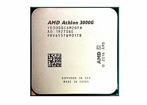 Процессор AMD Athlon 3000G OEM  35W, 2C/4T, 3.5Gh(Max), 5MB(L2+L3), AM4  (YD3000C6M2OFH)