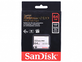 Карта памяти Compact Flash 64Gb Sandisk Extreme Pro CFast (3433X) VPG130 (SDCFSP-064G-G46D) 