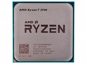 Процессор AMD Ryzen 7 2700 OEM  65W, 8C/16T, 4.1Gh(Max), 20MB(L2+L3), AM4  (YD2700BBM88AF)