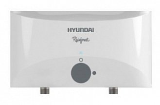 Водонагреватель Hyundai H-IWR1-5P-UI059/C, Проточный,2,2/3,3/5,5 квт, плоский, Технология  3D-Guard, в комплекте кран,248 х 153 х 95(мм), 0,99 кг, бел
