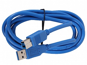 Кабель 3Cott USB 3.0 высшей категории 3C-USB3-603AM/BM-1.8M, USB Type A/M на USB Type B/M, 1.8 м (Блистер)