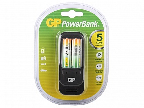 Зарядное устр. GP PowerBank 5 часов + аккум. 2шт. 2700mAh (GP PB560GS270-CR2)
