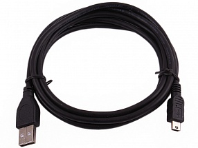 Кабель USB 2.0 Pro Gembird/Cablexpert AM/miniBM 5P, 1.8м, экран, черный, пакет  CCP-USB2-AM5P-6 