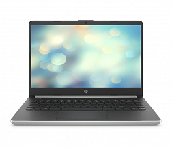 Ноутбук HP 14s-dq0001ur <7DZ41EA> Pentium 4417U (2.3)/4G/128G SSD/14.0"FHD AG IPS/Int:Intel HD/noODD/Cam HD/Win10 (NATURAL SILVER)