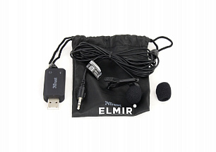 Микрофон TRUST Lava Clip-on (петличный микрофон,USB и 3,5мм,Поп-фильтр,зажим-клипса,чехол,кабель 1,8м)