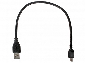 Кабель USB 2.0 Pro Gembird/Cablexpert AM/miniBM 5P, 0.3м, экран, черный, пакет CCP-USB2-AM5P-1 