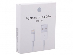 Кабель Apple Lightning to USB Cable ME291ZM/A синхронизация данных ,зарядка  аккумулятора у iPhone5, iPad mini, iPad , iPod  0,5 m