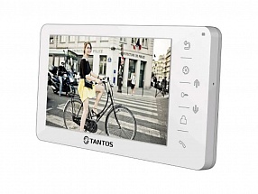 Видеодомофон TANTOS Amelie - SD (White) цветной, TFT LCD 7", PAL/NTSC, Hands-Free, запись фото при вызове, 2 панели, 2 камеры, до 4-х шт. в параллель,