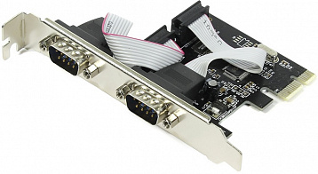 Контроллер PCI-E, 2S port, WCH382, модель PCIe2SWCH, Espada,oem 