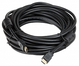 Кабель AOpen  HDMI 19M/M+2 фильтра 1.4V+3D/Ethernet   ACG511D-10M  10m, позолоченные контакты