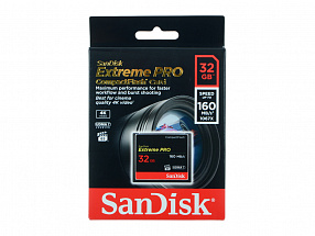 Карта памяти Compact Flash 32Gb SanDisk Extreme Pro UDMA 7 (SDCFXPS-032G-X46)
