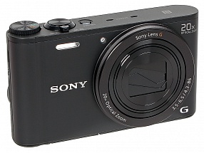 Фотоаппарат SONY DSC-WX350 Black  21.1Mp, 20x zoom, 3.0", WiFi/NFC, SDXC, 1080P  [DSCWX350B.RU3] 
