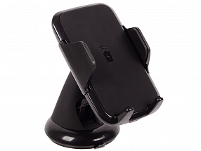 Автомобильный держатель Deppa Crab Qi для смартфонов 3.5"-5.9", крепление на лобовое стекло и вентиляционную решетку