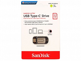 Внешний накопитель 32GB USB Drive  USB 3.0  SanDisk Type C (SDCZ450-032G-G46)