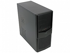 Корпус Powercase PA-927 ATX 500Вт USB 2.0, сталь 0.5 мм, БП с вентилятором 12 см, черный