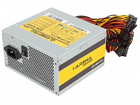 Блок питания  Chieftec 650W OEM GPA-650S [iARENA] ATX v.2.3, A.PFC, 2x PCI-E (6+2-Pin), 6x SATA, 2x MOLEX, Fan 12cm