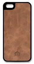 Чехол пластиковый Merc fabric Solid для iPhone 5, 5S светло-коричневый