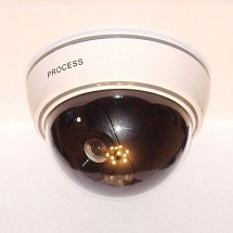 Муляж камеры видеонаблюдения Orient AB-CA-07 D, LED (мигает), датчик движения, полусфера большая