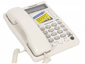 Телефон Panasonic KX-TS2362RUW ЖК-Дисплей, Flash, Recall, Pause, Память 20, Wall mt.