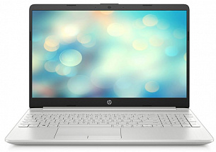 Ноутбук HP 15-dw0039ur <7GV01EA> Pentium 4417U (2.3)/4G/256G SSD/15.6"FHD AG/Int:Intel HD/noODD/Cam HD/DOS (NATURAL SILVER)