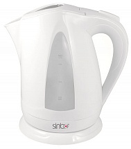 Чайник Sinbo SK 7324, 2000 Вт., 1,7 л., пластик, закрытая спираль, белый