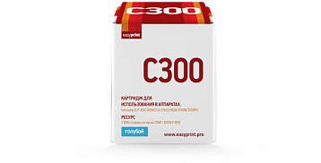 Картридж EasyPrint LS-C300 для Samsung CLP-300/CLX-2160. Голубой. 1000 страниц. с чипом (CLP-C300A)