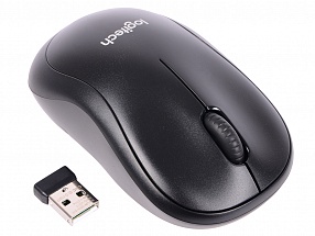 Мышь (910-004881) Logitech Wireless Mouse B220 SILENT Black B2B Box