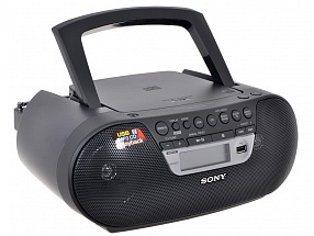Аудиомагнитола Sony ZS-PS30CP CD-магнитола, мощность звука 2 Вт, MP3, тюнер AM, FM, воспроизведение с USB-флэшек 