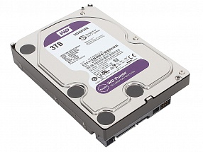 Жесткий диск 3Tb Western Digital WD Purple WD30PURZ, SATA III  5400RPM, 64Mb  