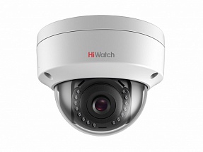 IP-камера HiWatch DS-I102 (2.8 mm) 1Мп уличная купольная IP-камера с ИК-подсветкой до 30м 1/4'' Progressive Scan CMOS матрица; объектив 2.8мм; угол об