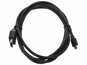 Кабель HDMI-microHDMI Gembird/Cablexpert, 1.8м, v1.3, 19M/19M, черный, позол.разъемы, экран, пакет  CC-HDMID-6 