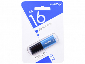 Внешний накопитель 16Gb USB Drive  USB2.0  Smartbuy X-Cut Sky Blue (SB16GBXC-SB)