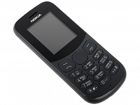Мобильный телефон NOKIA 130 Dual Sim (2017) черный 1.8" 