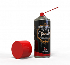 Пневматический огнебезопасный очиститель QCYBER PAC-1 VANILLA  Air Spray Cleaner, сжатый воздух, аромат Ваниль, 400 мл