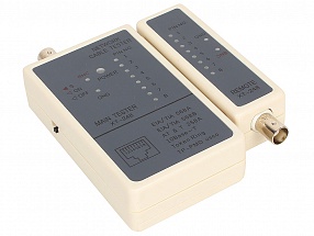 LAN тестер Telecom ST-248 для  RJ-11, RJ-12, RJ-45, BNC 