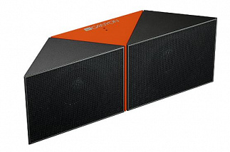 Колонки CANYON CNS-CBTSP4BO Black/Orange (Bluetooth 5.0,5ч,Micro-SD,Секции оборачиваются на 360°)
