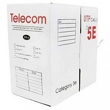 Кабель "Telecom" (TC1000C5EP \5 EN(CU) Outdoor solid) CU UTP кат.5e 4 пары, бухта 305м