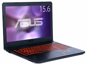 Ноутбук Asus FX504GM-E4442T i5-8300H (2.3)/16G/1T+256G SSD/15.6" FHD AG IPS/NV GTX1060 6G/noODD/BT/Win10 Metal