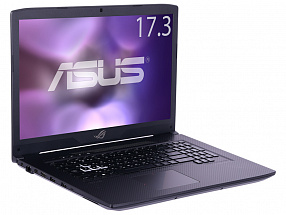 Ноутбук Asus GL703GE-GC100 i7-8750H (2.2)/16G/1T+128G SSD/17.3" FHD AG IPS/NV GTX1050Ti 4G/noODD/BT/noOS Black, Metal