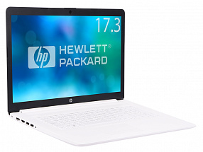 Ноутбук HP 17-by0049ur <4MK46EA> i5-8250U (1.6)/4Gb/1TB+16Gb Optane/17.3" FHD AG IPS/AMD 530 2GB/DVD-RW/Cam HD/Win10 (Snow White)