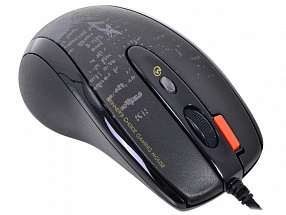 Мышь A4-Tech F5, USB (черный) 7 кн, 3000 dpi   V-Track
