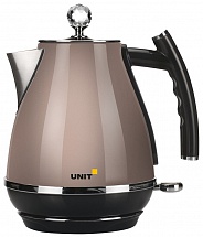 Чайник электрический UNIT UEK-263, цвет - Бронзовый металлик; сталь,  цветная эмаль, 1.7л., 2000Вт.