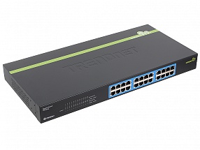 Коммутатор Trendnet TEG-S24G - 24-портовый гигабитный коммутатор с технологией GREENnet с возможностью монтажа в стойку