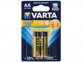 Батарейка VARTA LONGLIFE AA/LR06, 2шт. в блистере
