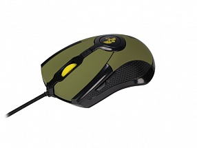 Проводная игровая мышь Jet.A ARROW JA-GH35 зелёная (800/1200/1600/2400 dpi, 6 кнопок, USB)