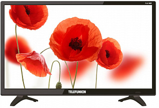 Телевизор LED 22" TELEFUNKEN TF-LED22S53T2 черный, Full HD, DVB-T2, HDMI, USB