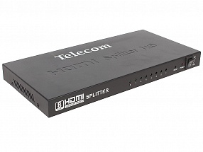 Разветвитель HDMI 1= 8 Telecom   TTS5030 , каскадируемый , 1.4v+3D