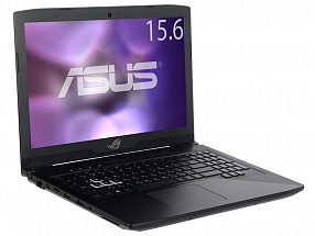 Ноутбук Asus GL503GE-EN173T i7-8750H (2.2)/8G/1T+128G SSD/15.6"FHD AG/NV GTX 1050Ti 4G/noODD/BT/Win10 Black, Metal